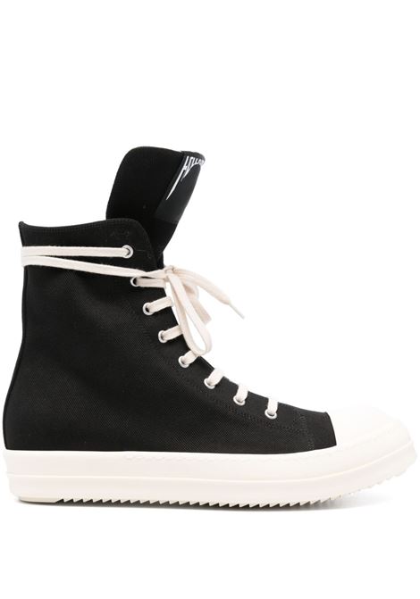 Black high-top sneakers Rick Owens Drkshdw - men RICK OWENS DRKSHDW | DU01E3800DOEH1911